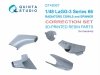 Quinta Studio QT48067 LaGG-3 series 66 Radiators cowls and spinner (Zvezda) 1/48